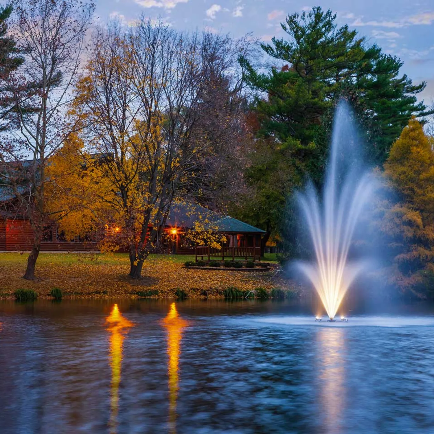 Scott Aerator Amherst Pond Fountain