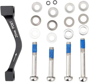 SRAM/ Avid 20mm Post-Mount Disc Caliper to Post Mount Frame/Fork Adaptor With Stainless Bolts Kits For Regular And CPS Calipers