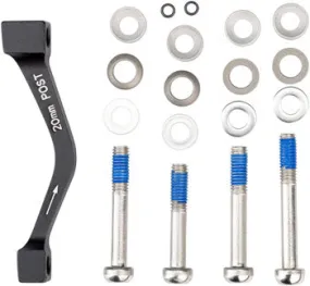 SRAM/ Avid 20mm Post-Mount Disc Caliper to Post Mount Frame/Fork Adaptor With Stainless Bolts Kits For Regular And CPS Calipers