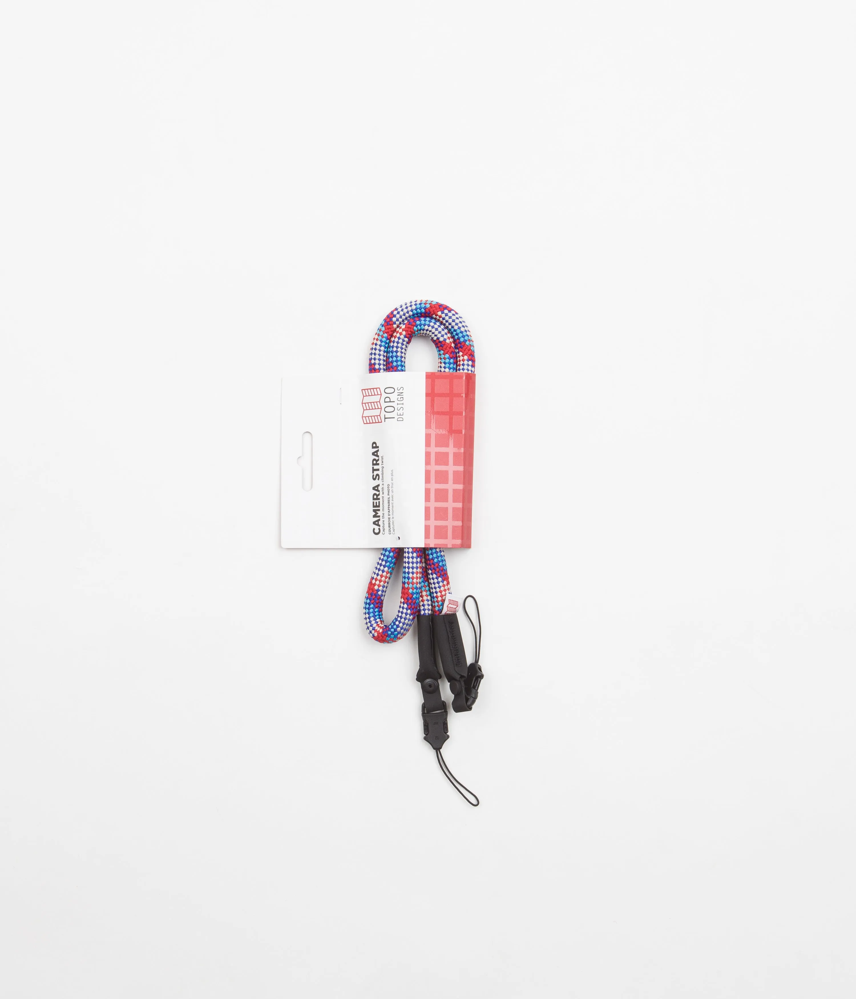 Topo Designs Camera Strap - Bone White / Blue