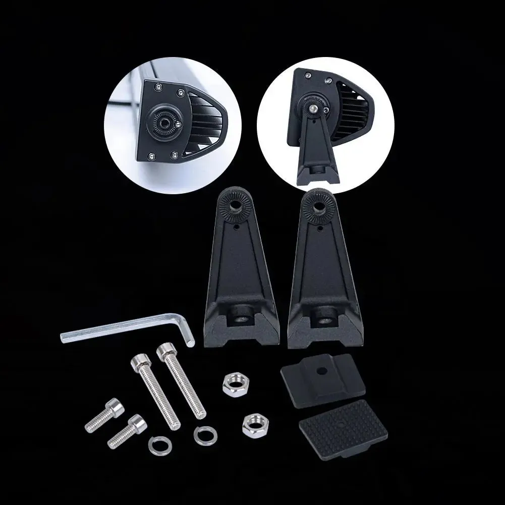 Universal Side Mount Brackets w/ Rubber Pad (Pair)