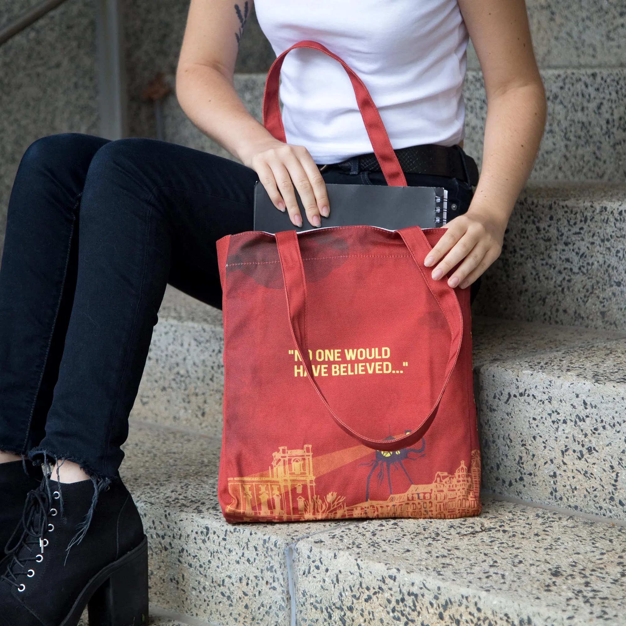 War of The Worlds Book Tote Bag
