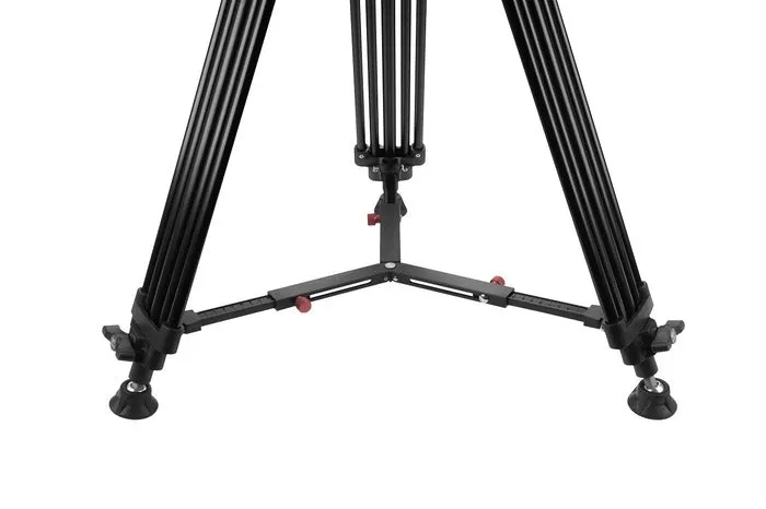 WEIFENG WF-616 Professional Video Tripod with 75mm Bowl Fluid Head 360° Pan & -75°/ 90° Tilt, Quick Release Plate, 1/4" & 3/8" Attancement Threads, 180cm Max. Height, 8kg Max. Load Capacity for DSLR, SLR, Mirrorless, Movie, Cinema Camera