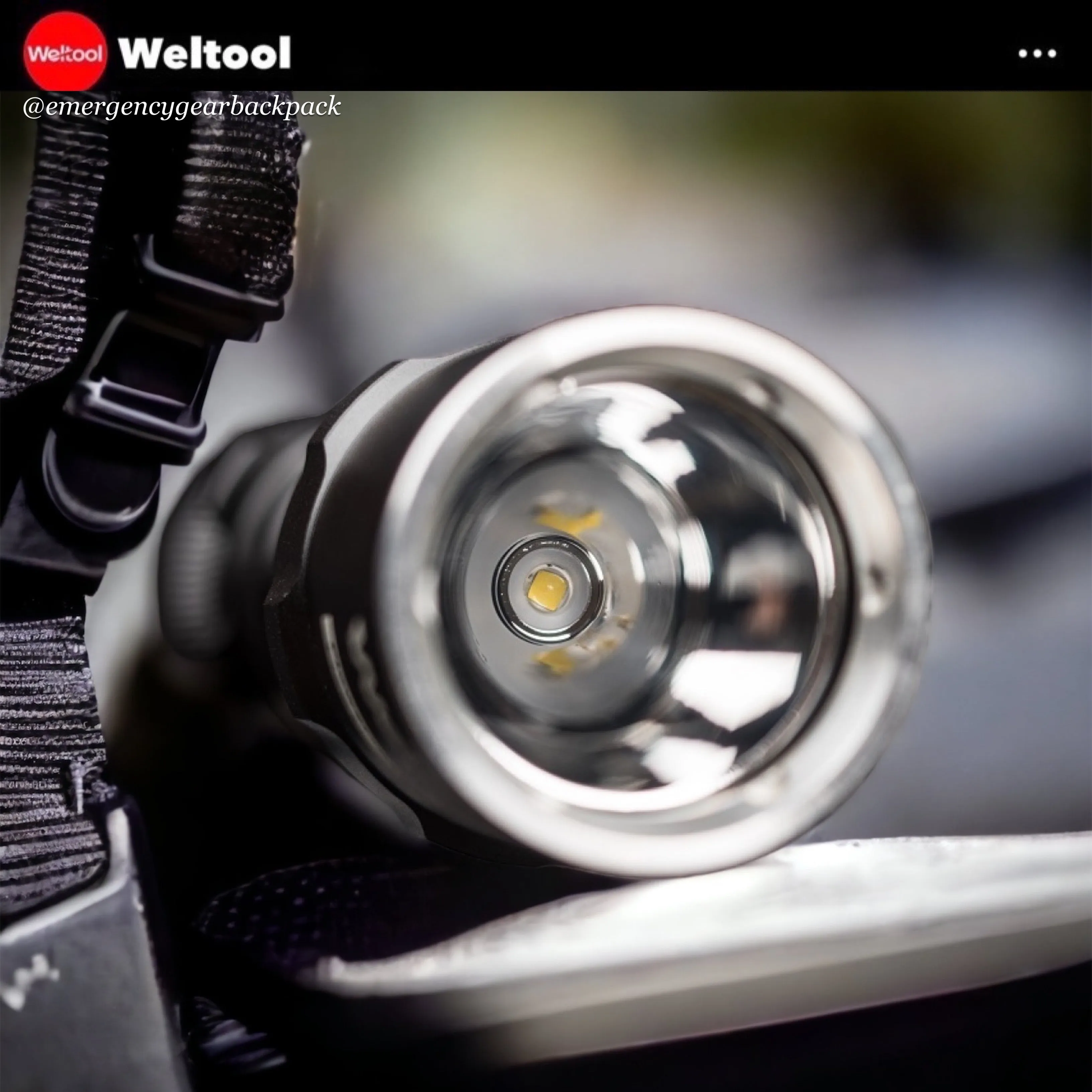 Weltool T7 Compact Tactical Flashlight 296 Lumens 201M