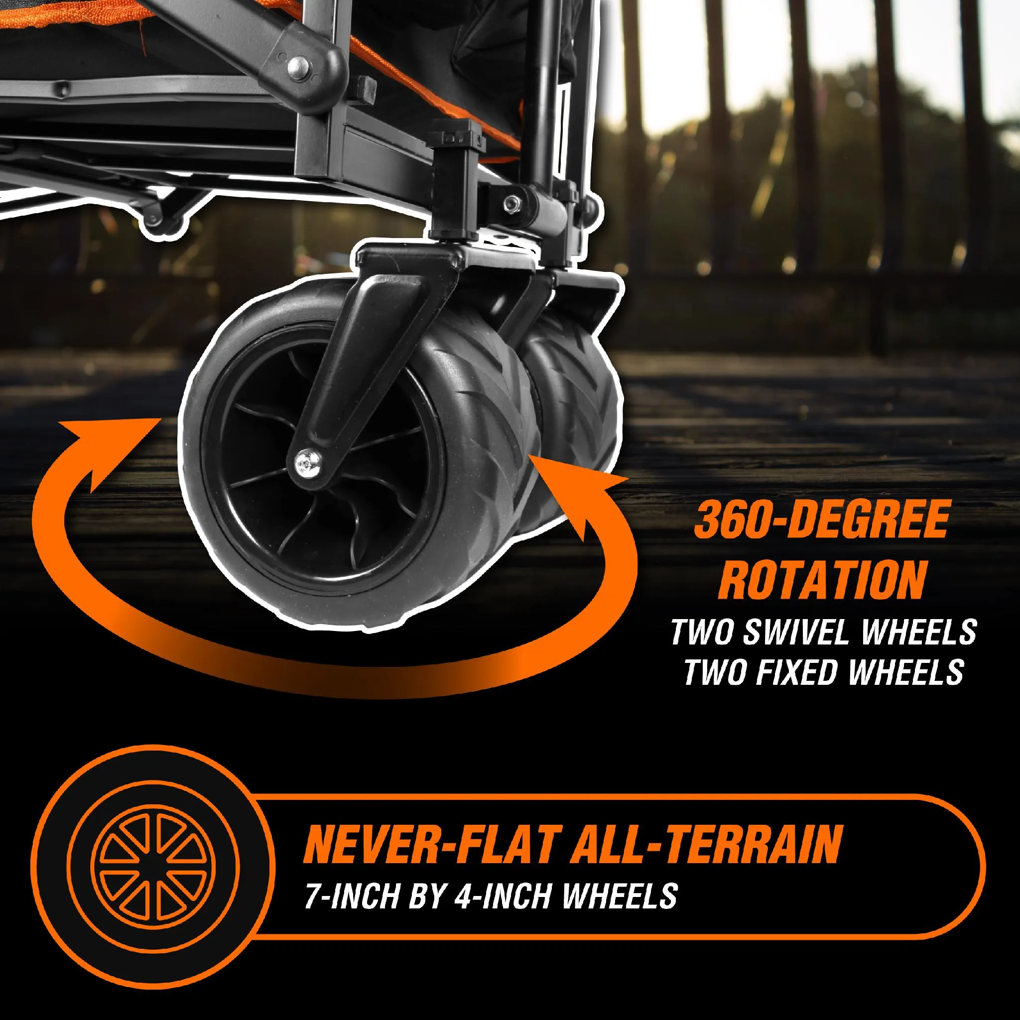 WEN GA8080 Folding Wagon and Utility Cart
