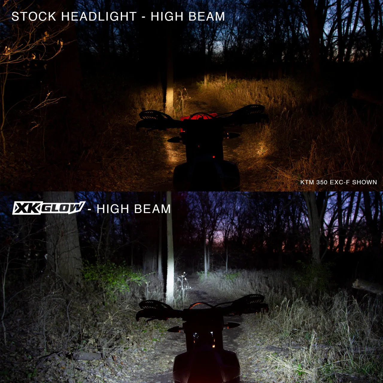 XKGlow Headlight Upgrade Kit KTM (2017-2023) Dual Sport Series